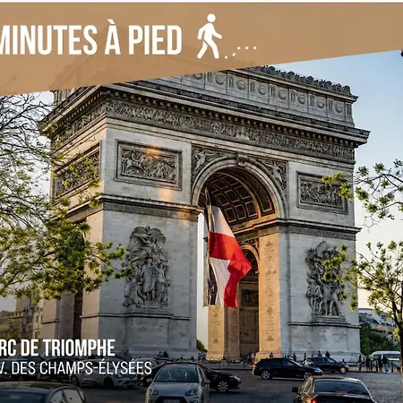 Champs-elysees Prestige 4 Bedrooms 12 Guests * Paris